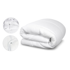 Täcke fyra årstider 200x220 cm vitt Medicline