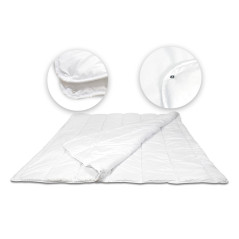 Täcke fyra årstider 200x220 cm vitt Medicline | HandlaSmidigt.se
