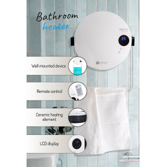 CR 7747 Badrumsradiator med LCD