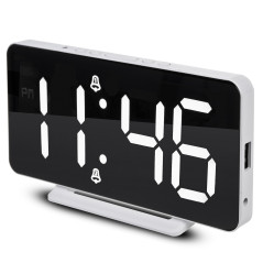 Klocka med alarm och termometerfunktion, GreenBlue, svart, GB383 | HandlaSmidigt.se