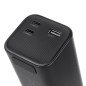 Mobilbatteri Power Bank Maclean, 24600mAh, Power Delivery (PD) 140W, Snabbladdning, 88,56Wh, 2x Typ-C, USB, MCE335