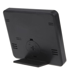 Termometer/fuktighetsmätare med klockfunktion, GreenBlue, svart, GB384B | HandlaSmidigt.se
