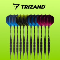 Dartpil set med 12 stycken + tillbehör Trizand 21629