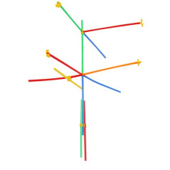 Klossar - sugrör - set 408 delar. 22408