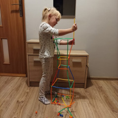 Klossar - sugrör - set 408 delar. 22408