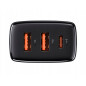 BASEUS Nätadapter Baseus Compact Quick Charger, 2xUSB, USB-C, PD, 3A, 30W (CCXJ-E01) Svart