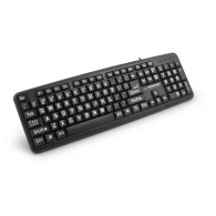 EK129 Standard trådbunden tangentbord med stora tryck USB Florida