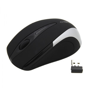 EM101S Trådlös 2,4 GHz 3D optisk USB-mus Antares silver