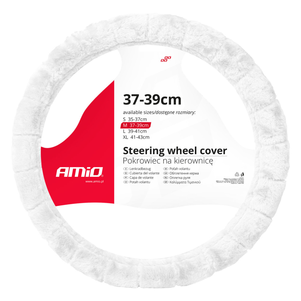 Fodral överdrag för bilratt m 37-39cm swc-53-m amio-03566 Fodral överdrag för bilratt m 37-39cm swc-53-m amio-03566