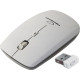 EM120W Trådlös 2,4 GHz 4D optisk USB-mus Saturn vit