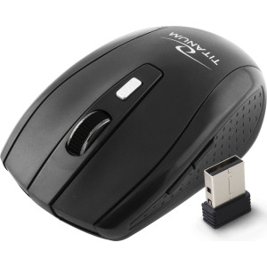 TM105K Trådlös 2,4 GHz 6D optisk USB-mus Snapper Titanum