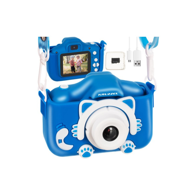 Digital kamera blå Kruzzel AC22295