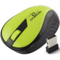 TM114G Trådlös 2,4 GHz 3D optisk USB-mus Regnbåge Grön