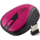 TM114P Trådlös 2,4 GHz 3D optisk USB-mus Rainbow rosa