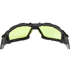 Skyddsglasögon med skumfoder, gula linser, motståndsklass FT.