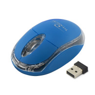 TM120B Trådlös 2,4 GHz 3D optisk USB-mus Condor blå
