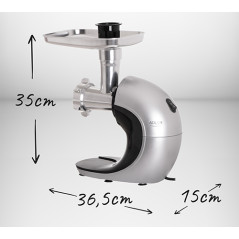 AD 4131 Köksmaskin 3-i-1 - långsam juicepress, köttkvarn, matberedare