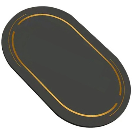 AG946C Badmatta snabbtorkande svart