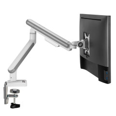 Skrivbordsfäste för LCD-skärm Ergo Office, gasfjäder, VESA 75x75 och 100x100, 17-32 tum 9 kg, ER-751 | HandlaSmidigt.se