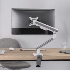 Skrivbordsfäste för LCD-skärm Ergo Office, gasfjäder, VESA 75x75 och 100x100, 17-32 tum 9 kg, ER-751 | HandlaSmidigt.se