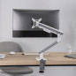 Skrivbordsfäste för LCD-skärm Ergo Office, gasfjäder, VESA 75x75 och 100x100, 17-32 tum 9 kg, ER-751