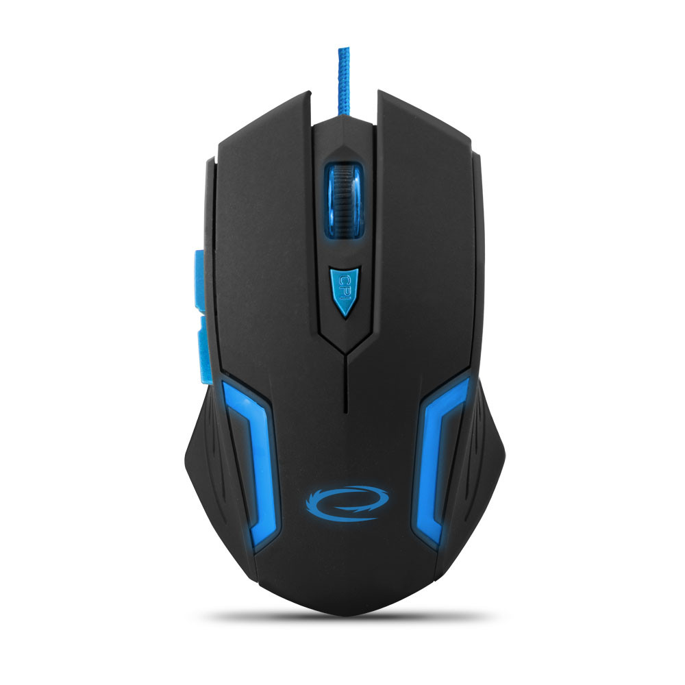 EGM205B Trådbunden gamingmus 6D optisk USB MX205 Fighter BLÅ