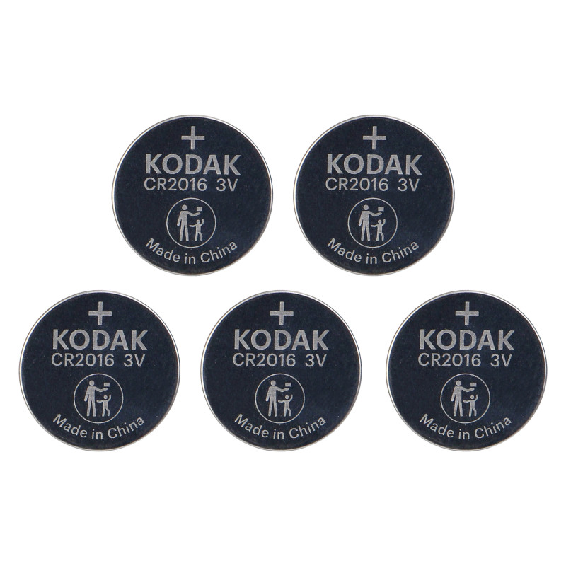 Batteri Kodak Max lithium CR2016, 5 st.