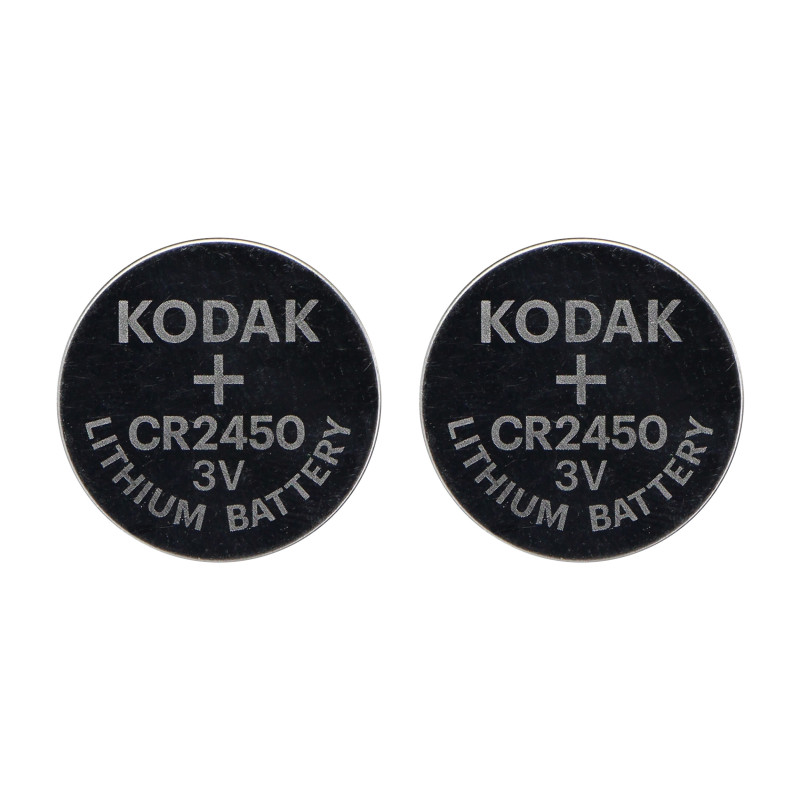 Batteri Kodak Max lithium CR2450, 2 stycken.