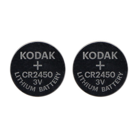 Batteri Kodak Max lithium CR2450, 2 stycken.