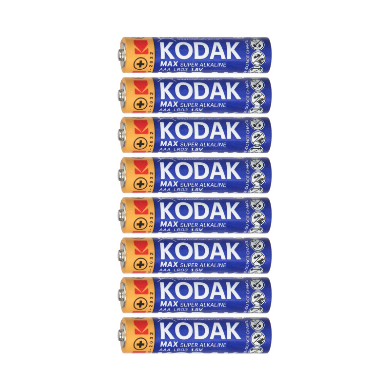 Batteri Kodak MAX Alkaline AAA LR03, 4+4 st.
