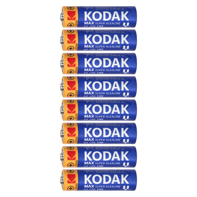 Batterier Kodak MAX Alkaline AA LR6, 4+4 st.