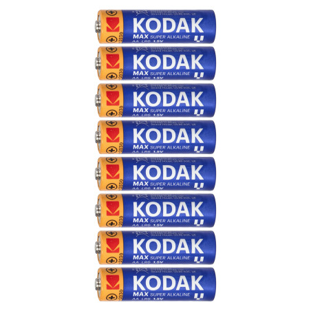 Batterier Kodak MAX Alkaline AA LR6, 4+4 st. | HandlaSmidigt.se
