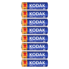 Batterier Kodak MAX Alkaline AA LR6, 4+4 st.