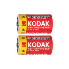Batteri Kodak ZINC Super Heavy Duty D LR20, 2 stycken.