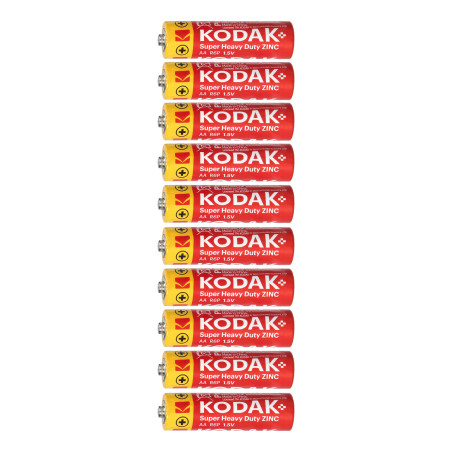 Batterier Kodak ZINC Super Heavy Duty AA LR6, 10 stycken. | HandlaSmidigt.se