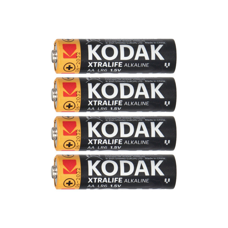 Batterier Kodak XTRALIFE Alkaline AA LR6, 4 st.