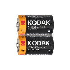 Batteri Kodak XTRALIFE Alkaline KD-2 LR20, 2 st.