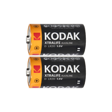Batteri Kodak XTRALIFE Alkaline KD-2 LR20, 2 st.