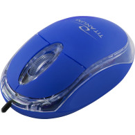 TM102B Trådbunden 3D optisk mus USB Raptor blå Titanum