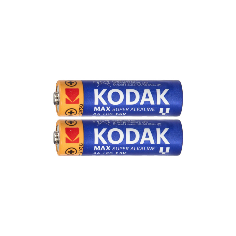 Batteri Kodak MAX Alkaline AA LR6, 2 st.