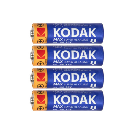 Batterier Kodak MAX Alkaline AA LR6, 4 st.