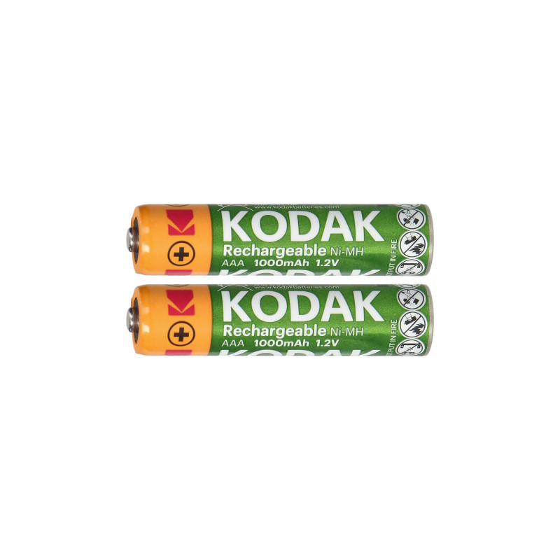 Uppladdningsbara batterier Kodak Ni-MH AAA 1000mAh, 2 st.
