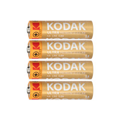 Batteri Kodak ULTRA Premium Alkaline AA LR6, 4 stycken.
