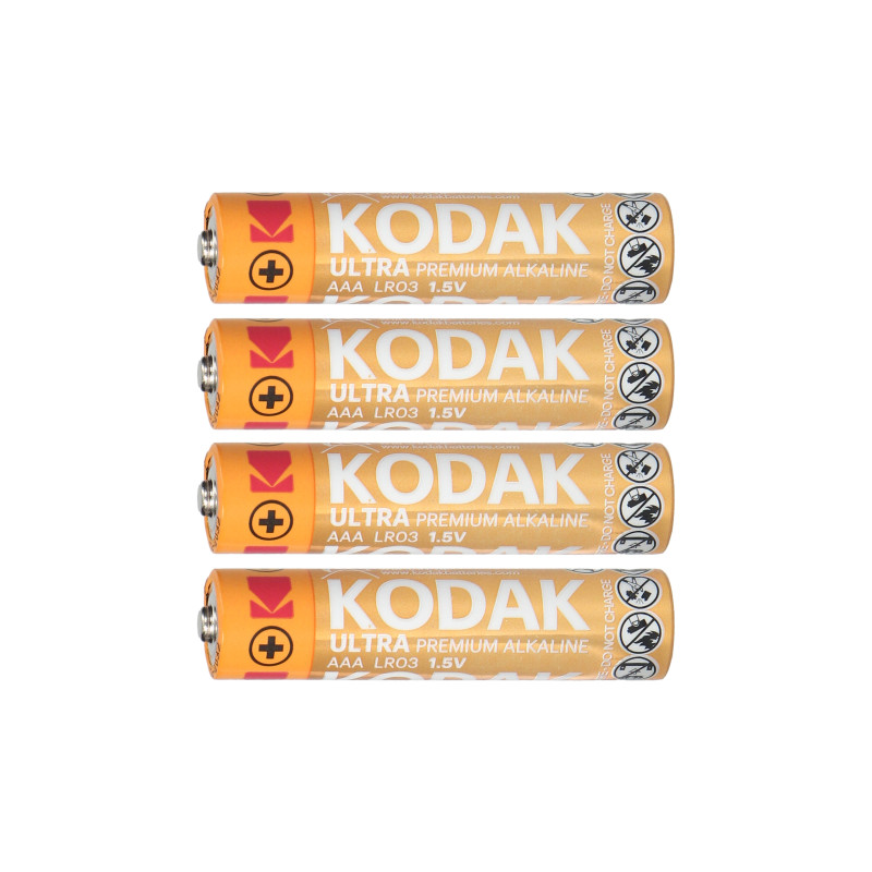 Batteri Kodak ULTRA Premium Alkaline AAA LR03, 4 st.