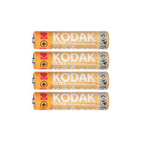 Batteri Kodak ULTRA Premium Alkaline AAA LR03, 4 st. | HandlaSmidigt.se