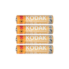 Batteri Kodak ULTRA Premium Alkaline AAA LR03, 4 st.