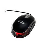 TM102K Trådbunden 3D optisk USB-mus Raptor svart Titanum