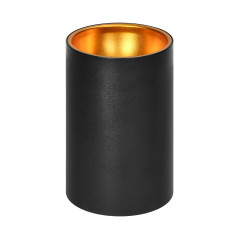 ELIZA, infälld downlight-lampa, GU10, IP20, aluminium, svart-guld | HandlaSmidigt.se