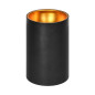 ELIZA, infälld downlight-lampa, GU10, IP20, aluminium, svart-guld