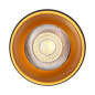 ELIZA, infälld downlight-lampa, GU10, IP20, aluminium, svart-guld